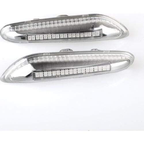 2x 12V 5W Turn Signal Indicator Lamp Side Marker Lamp Car Signal Warning Light Accessories For BMW 3 Series E46 09/2001-04/2005