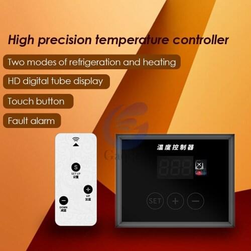 A10S DC 12V Digital Display Smart Thermostat Electric Heating Thermostat NTC Sensor Physical/Touch Button