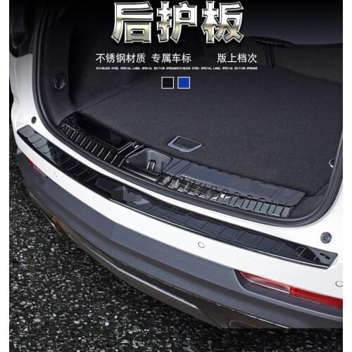 Car accessories For Cadillac XT6 2019 Stainless Steel Rear Inner Trunk Boot Bumper Guard Plate Protector Molding Trim