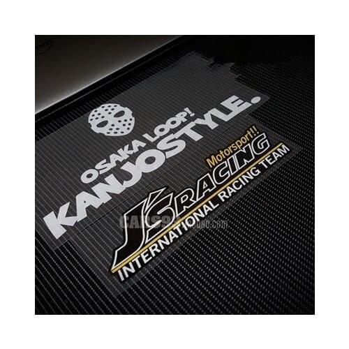 Auto Exterior Accessory Car Window Tail Sticker Rear Windshield Decals for Japanese Osaka Loop Racing Team