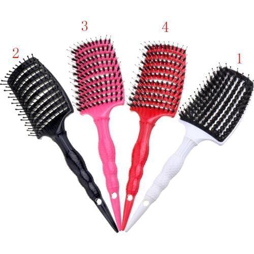 Large Curved Vent Hairbrush Comb for Detangling Blow Drying Scalp Massage