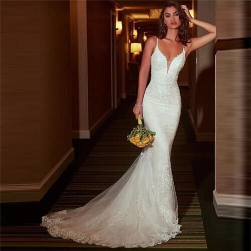 Mermaid Silhouette Wedding Dresses Crockoonboo China
