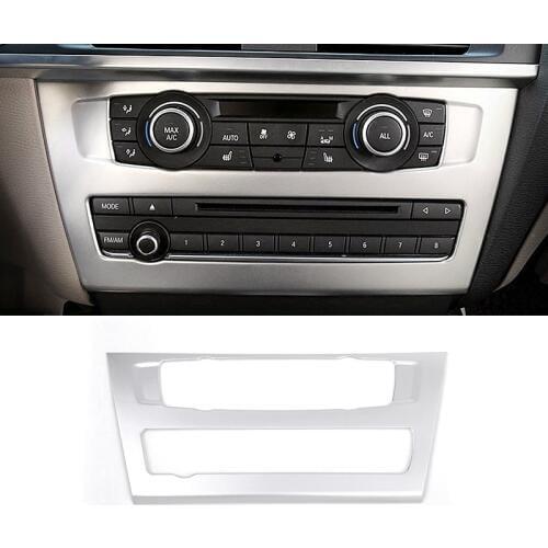 Car Middle Console CD Panel Decorative Cover Trim Sticker For BMW X3 F25 Interior Accessories Strip