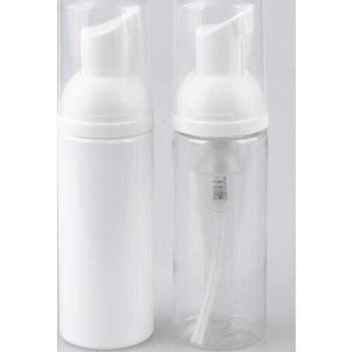 Free Shipping 24pcs/lot 50ml Mini Plastic Foaming Liquid Soap Dispenser White Pump Bottles Small Travel empty foam pump bottle