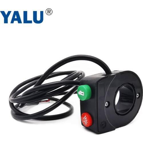Electric motorcycle Switch Light Turn Signal Horn ON/OFF Button for E Bike Scooter 22mm Dia Handlebars