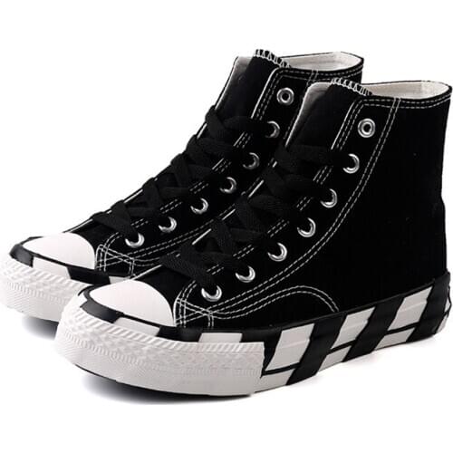 2019 New Fashion Flats Canvas Shoes for Women High Top White Sneakers Woman Shoes Casual Espadryle Damskie Alpargatas De Mujer