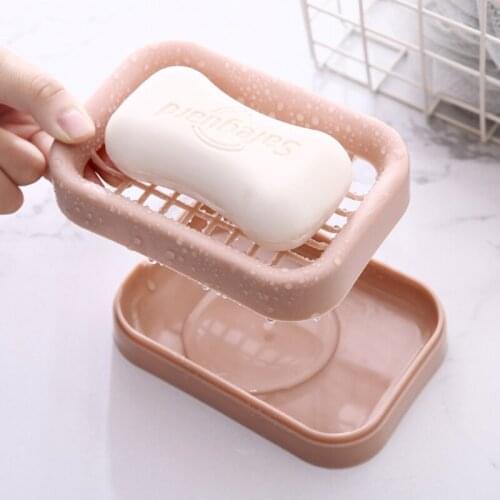 Creative Bathroom Double Drain Soap Box Fertilizer Bathroom Fashion Handmade Soap Holder Soap Box