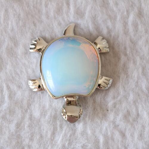HOT!!Opalite Turtle Pendant fashion wholesale/retail for women diy nacklace pendant B841
