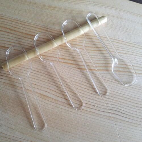 Mini Spoon Plastic Disposable Ice Cream Fashion Dessert Party Tableware Dessert Pudding Scoop 500pc/lot