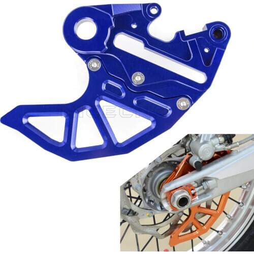 Motorcycle Rear Brake Disc Guard W/ Brake Caliper Support For Husqvarna TE FE TC FC 125 150 250 350 390 450 Husabarg For KTM
