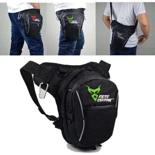Motorcycle Leg Bags Waterproof Drop Leg Cycling Fanny Pack Waist Shoulder Moto Bag for Outdoor Camping Fishing Climbing Trave