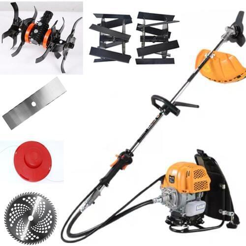 2019 New High Quality Backpack Brush Cutter Grass Cutter with 4 stroke Petrol Engine Multi Brush Strimmer Tree cutter