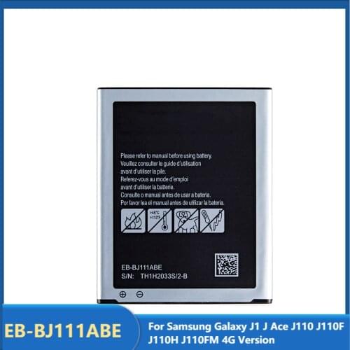 Original Replacement Phone Battery EB-BJ111ABE For Samsung Galaxy J1 J Ace J110 SM-J110F J110H J110FM 4G Version Battery 1800mAh