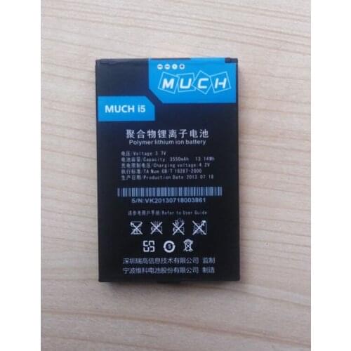 Original MUCH i5 phone battery 3550mah for MUCH i5 phone battery
