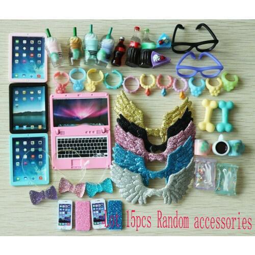 Pet Shop Accessories Collars Necktie Necklaces Bone Lot 15pcs Random for Cat Dog