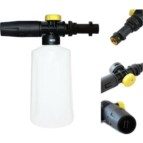 Snow Foam Lance For Karcher K2 - K7 High Pressure Foam Gun Cannon All Plastic Portable Foamer Nozzle Car Washer Soap Sprayer