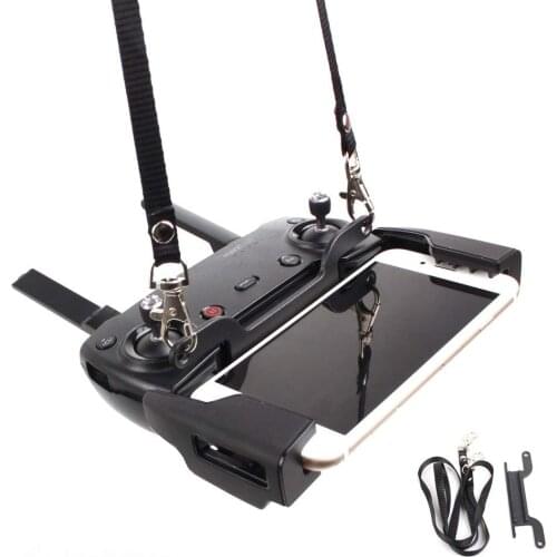 SPARK & MAVIC Remote Controller Dual Hook Lanyard Bracket Buckle + Neck Hanging Belt Strap Necklaces Combo for DJI Spark/DJI Ma