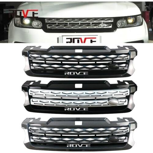 ROVCE Front Bumper Grille Grill For Land Rover Range Rover Sport 2014-2017 L494 Original Car Style LR054766 LR054767 LR122959