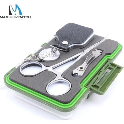 Maximumcatch Fly Fishing Tools Fishing Accessory & Forceps & Retractor & Nipper&Fly Box Flies