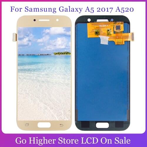 For Samsung Galaxy A5 2017 A520 LCD SM-A520F A520M LCD Display Touch Screen Assembly For SAMSUNG-A520F/DS A520M A520 Display