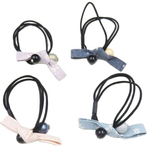 10PCS/LOT Creative Cloth Knot Elastic Hair Bands For Girls Bohemian Headband Scrunchy Fashion Kids Hair Accessories For Women