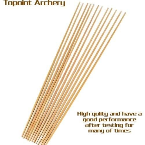 10/20/40PCS 31inch Archery Wood Arrows Shafts Bow DIY Tools Handmade Wooden 8.5mm Arrow Shaft For Hunting Shooting Accessories