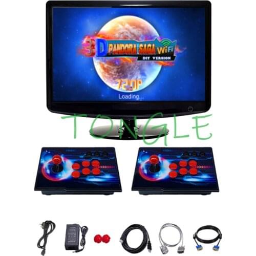 4188 in 1 Arcade Console Pandora 3D SAGA 160 3D Games Retro Controller 160*3d Game VGA HDMI Save Search Add Games Function