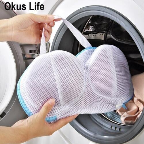 5X 10pcs Washing Machine-wash Special Laundry Brassiere Bag Anti-deformation Bra Washing Mesh Bag Cleaning Underwear Sports Bra