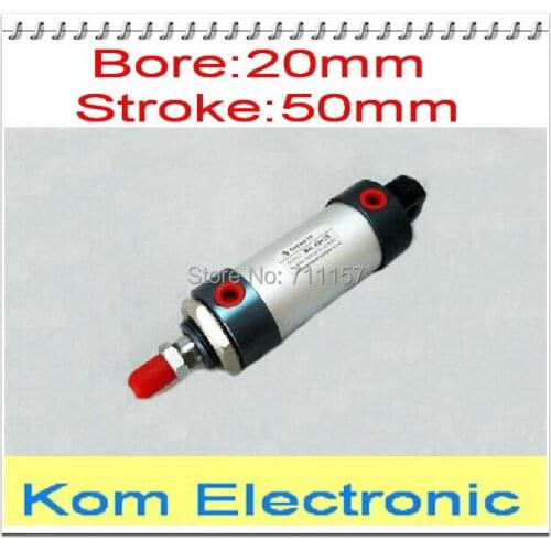 Aluminium Alloy Mini Cylinder MAL 20-50 Bore 20mm Stroke 50mm Pneumatic Air Cylinder 20*50 MM 1/8" Port