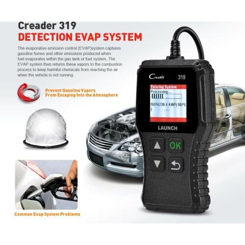 LAUNCH X431 Creader 319 CR319 Full OBD2 Function OBDII Code Reader Automotive Scan Tools OBD Car Diagnostic Tool Vehicle Scanner