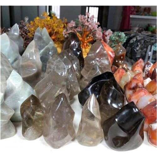 Smoky Quartz Torch Crystals Healing Stones Natural Gemstone For Decoration