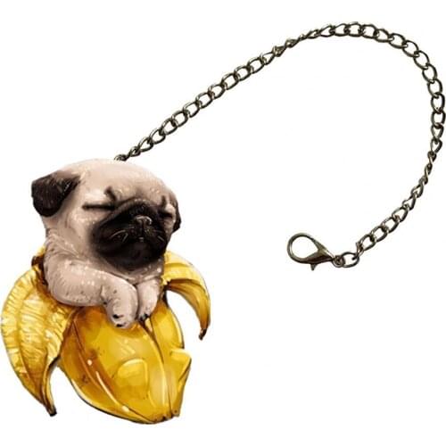 60% Hot Sale Animal Pendant Cute Shape Collectible Acrylic Car Hanging Ornament for Gift