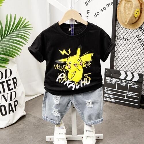 2020 summer Boy causal t-shirt + shorts two-piece flower boys clothing baby boy sets childrens set kids ports suits 38