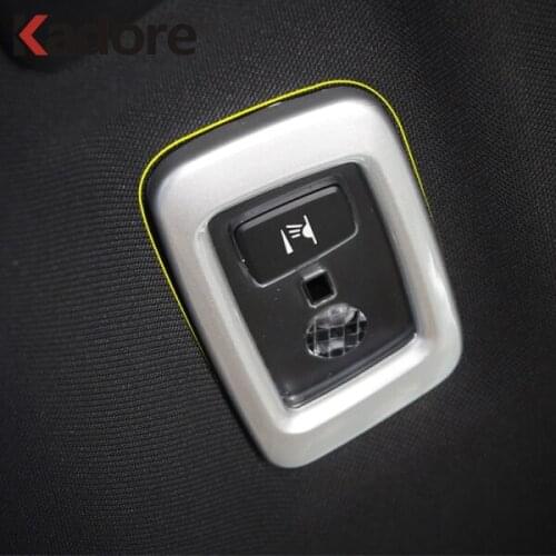 For Volvo XC60 XC 60 2018 2019 ABS Matte Interior Car Front Reading Light Lamp Cover Trim Accessories