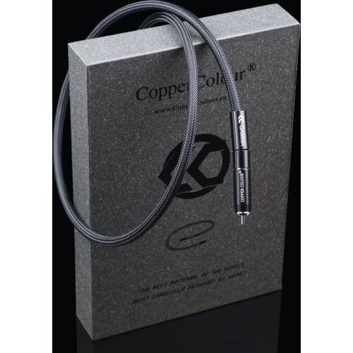 Copper Colour GAMMA Single Crystal Copper Silver Plated Coaxial Cable