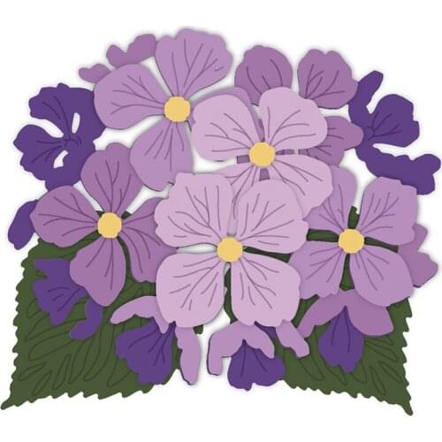 Lovely Hydrangea Metal Cutting Dies Scrapbooking DIY Card Photo Album Making Crafts Stencil Embossing Decoration New Die Cuts