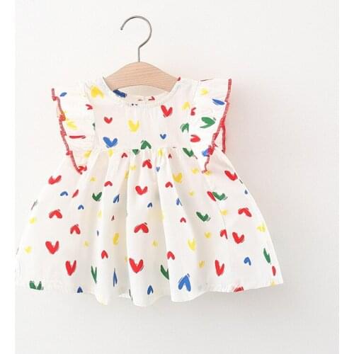 Toddler Girls' baby clothes spring autumn floral dresses costume for 1 2 year old girls baby clothing straight long sleeve dress