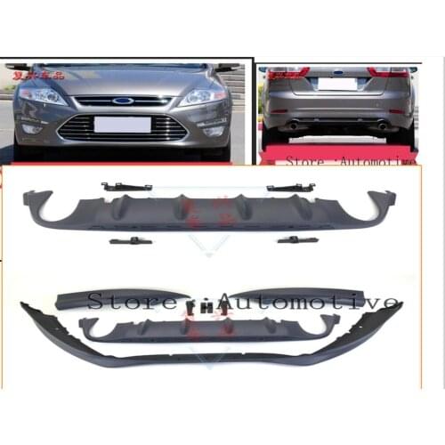 Car Front Bumper Splitter Lip Diffuser Spoiler Bod For Ford Mondeo/Fusion 2011 2012 2013 Grille Around Trim Racing Grills