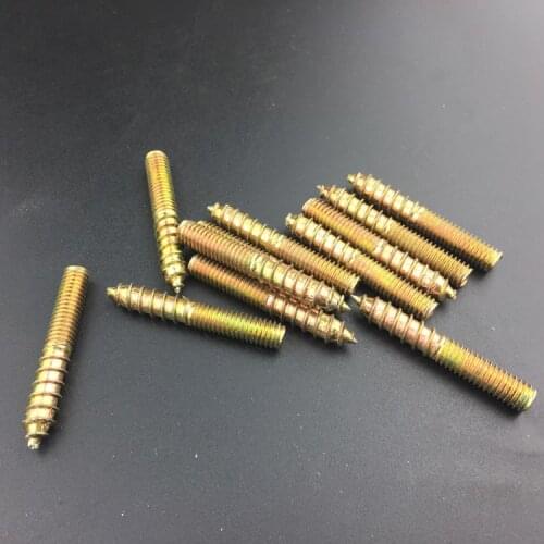 M6 M8 double thread tail tip self-tapping screws color zinc self attack bolts sheet metal screw furniture bolt 40mm-100mm length