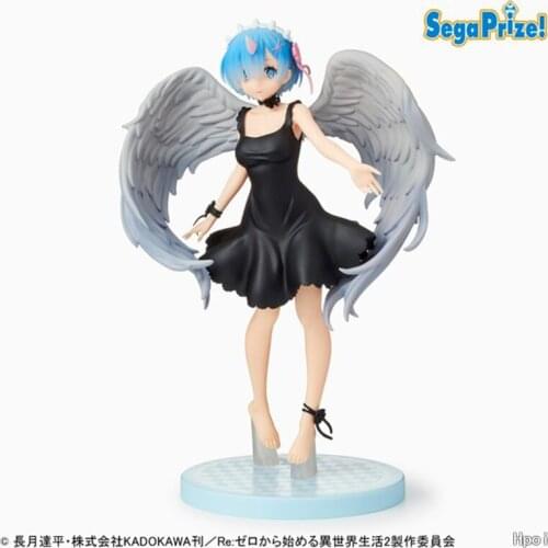 Sega 20cm That Time I Got Reincarnated as a Slime Ram Ghost angel Action PVC Collection Model Toy Anime Figure Toys For Kids