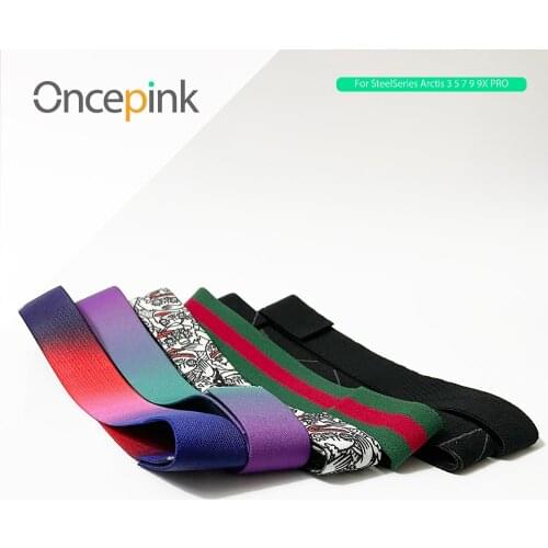 Oncepink Replacement Headband For SteelSeries Arctis 3 5 7 9 9X PRO Headphone Head Beam
