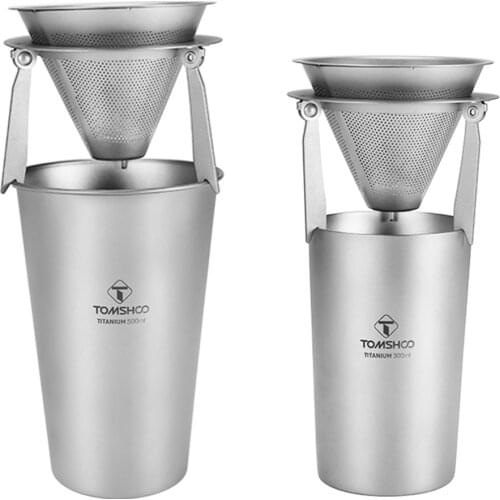 Titanium Double-Wall Beer Cup 10oz Beer Mugs Insulation Drinkware Outdoor Camping Coffee Cups Travel Mug