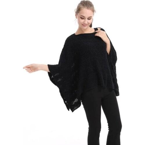 2020 New Brand Women Warm Shawl Cashmere Pure color Pashmina knitted luxry fashion poncho cloak Winter Plaid Scarf Pashmina