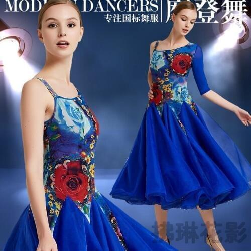 New ballroom dance competition dress dance ballroom waltz dresses standard dance dress women ballroom dress Y031