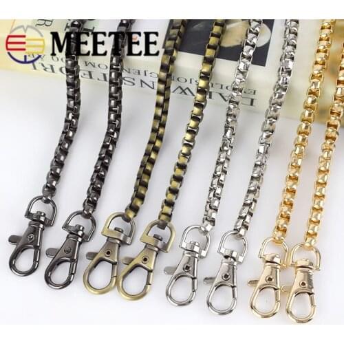 1/3/5pcs Metal Bag Chain Replacement Chains Shoulder Bag Straps Clutch Handles Handbag Clip Buckles Bag Accessories F7-32