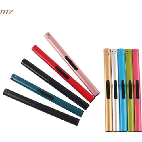 1 Pieces Outdoor BBQ Windproof Candle Lighter Portable Gas Lighters Kitchen Stove Ignition (NO GAS Without Butane)