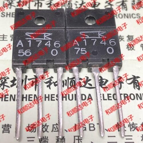10pcs/lot A1746 2SA1746 New Spot TO-3PF -70V -4A