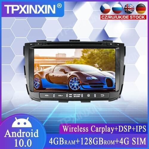 128G Android 10 For KIA Sorento Car GPS Navigation Car No DVD Player Auto Radio Tape Recorder Stereo Head Unit Auto Radio Stereo