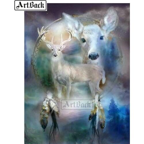 5d diy diamond painting deer sheep animal full square drill 3D diamond embroidery new arrival rhinestone mosaic sticker