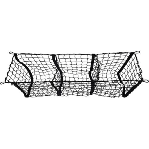 Car 110cmx30cmx30cm Trunk Rear Cargo Organizer Storage Elastic Holder Mesh Net